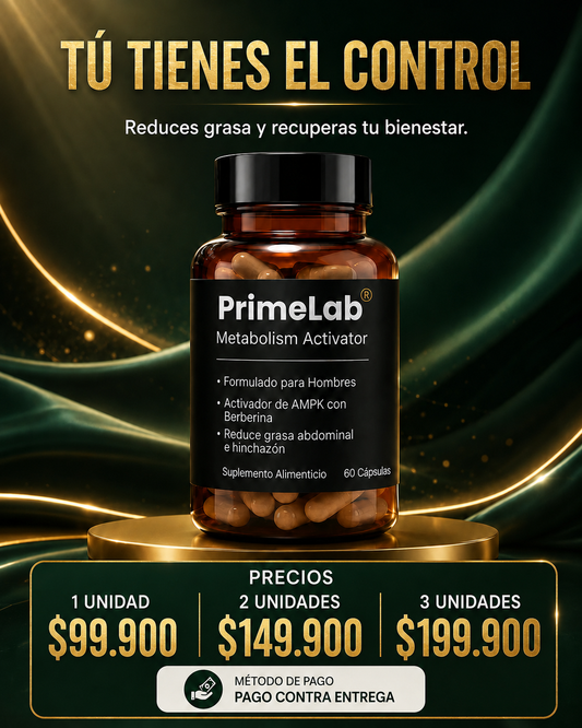 Primelab® - Recuperá un aspecto firme y masculino.